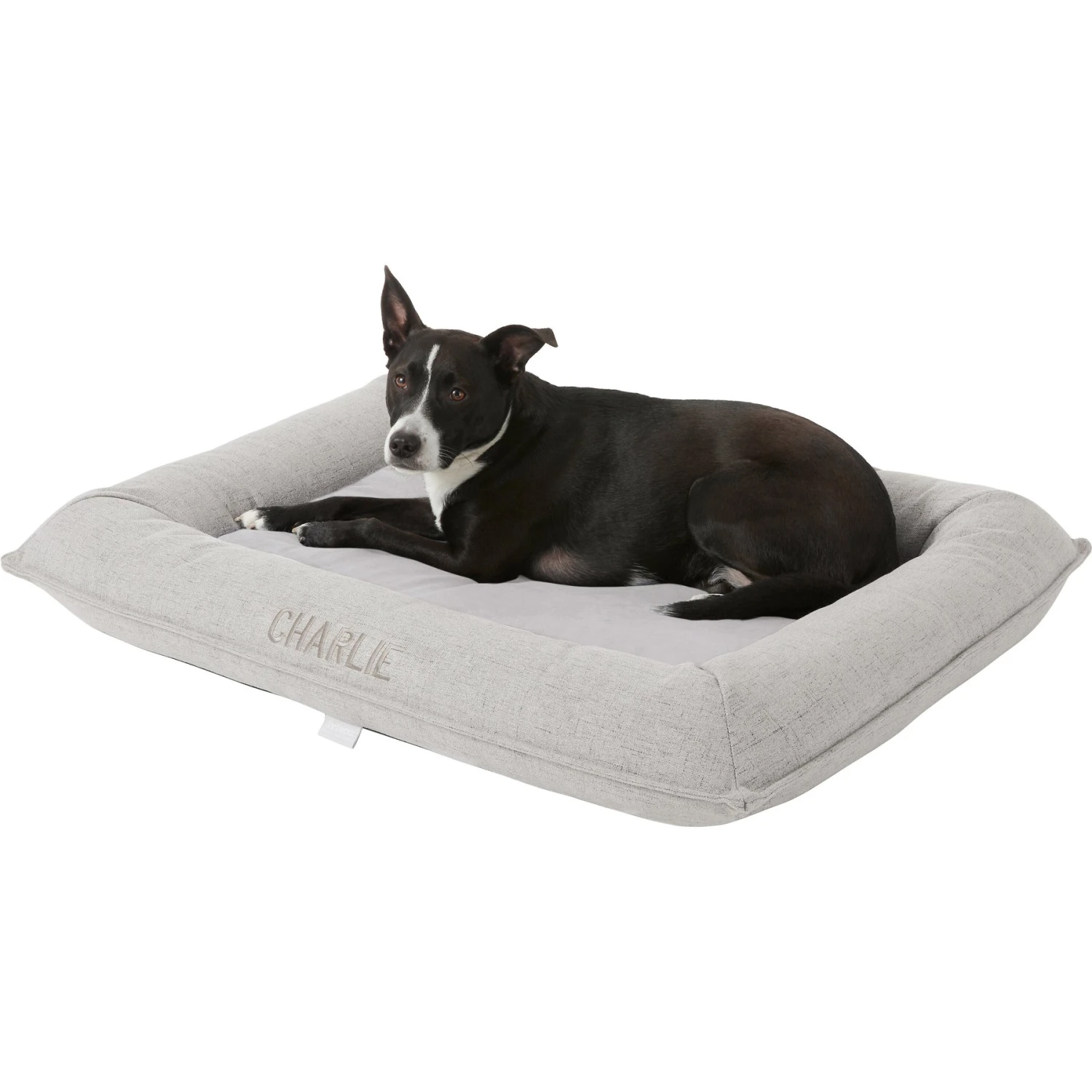 Frisco Orthopedic Personalized Bolster Dog Bed W/Removable Cover 2 Frisco Orthopedic Personalized Bolster Dog Bed W/Removable Cover - Image 2