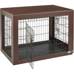 Frisco Double Door Furniture Style Dog Crate, Brown 9 Frisco Double Door Furniture Style Dog Crate, Brown -Pet Dog Shop 253033 PT5. AC SS1800 V1617037698