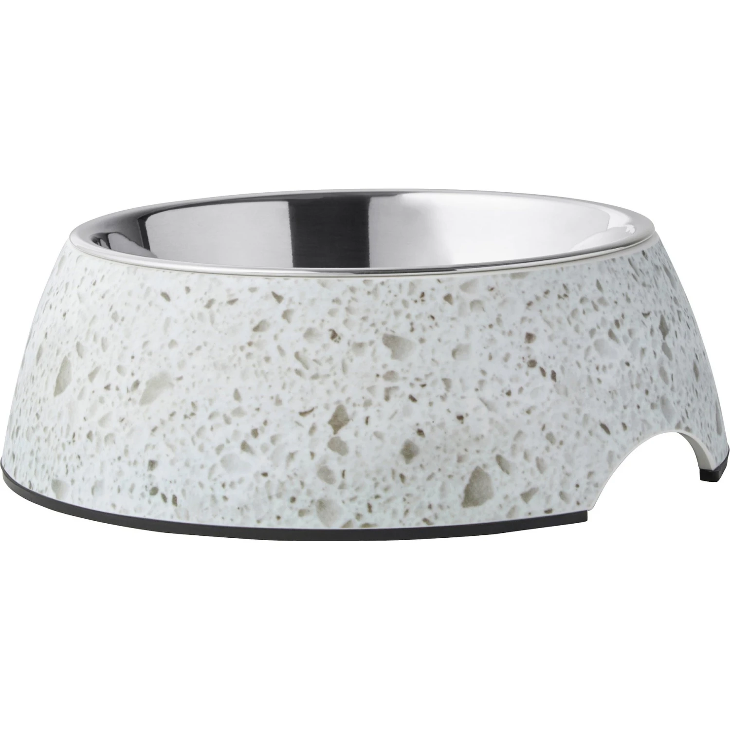 Frisco Quartz Design Stainless Steel Dog & Cat Bowl 1 Frisco Quartz Design Stainless Steel Dog & Cat Bowl