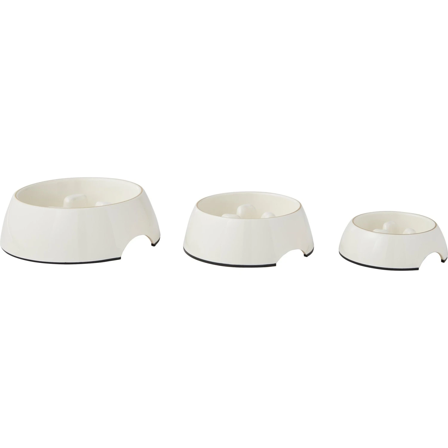 Frisco Melamine Slow Feed Dog & Cat Bowl With Gold Trim 7 Frisco Melamine Slow Feed Dog & Cat Bowl With Gold Trim - Image 7