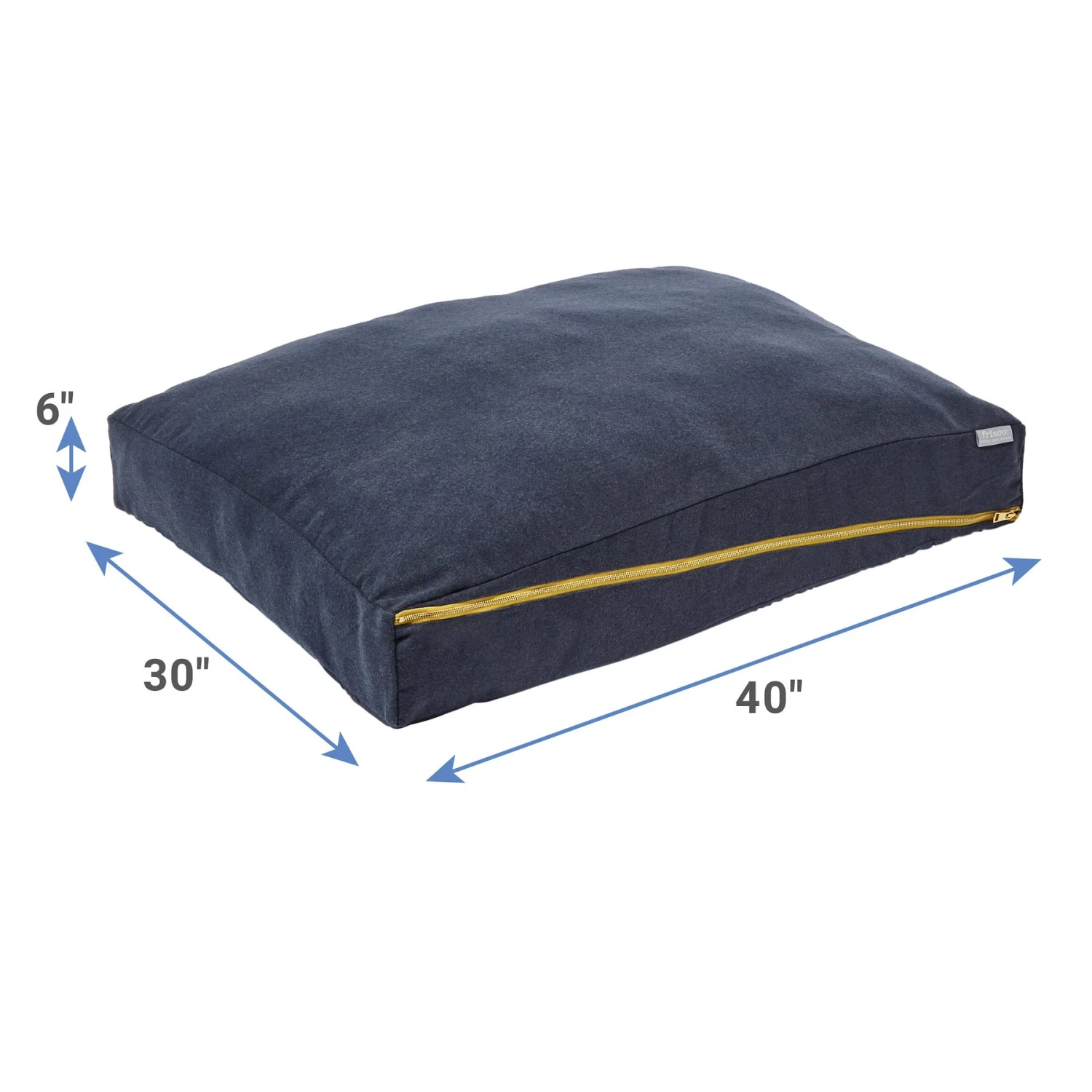 Frisco Faux Felt Zipper Pillow Cat & Dog Bed 2 Frisco Faux Felt Zipper Pillow Cat & Dog Bed - Image 2