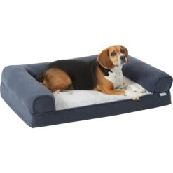 Frisco Faux Felt Orthopedic Sofa Bolster Dog Bed W/Removable Cover 8 Frisco Faux Felt Orthopedic Sofa Bolster Dog Bed W/Removable Cover -Pet Dog Shop 255183 PT2. AC SS1800 V1657656395