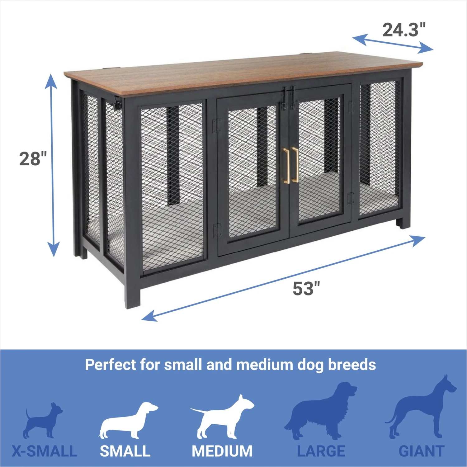 Frisco "Venice" Dog Crate Credenza & Mat Kit 2 Frisco "Venice" Dog Crate Credenza & Mat Kit - Image 2