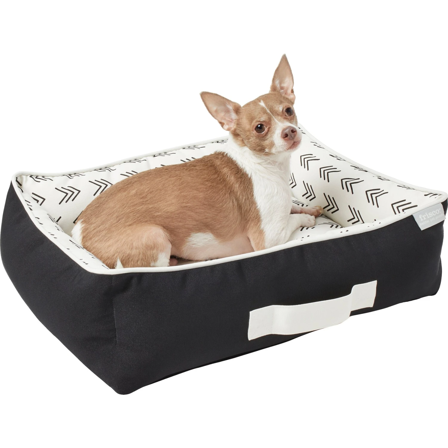 Frisco Indoor/Outdoor Modern Cuddler Bolster Cat & Dog Bed 3 Frisco Indoor/Outdoor Modern Cuddler Bolster Cat & Dog Bed - Image 3