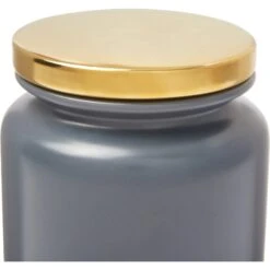 Frisco Modern Gold Rim Ceramic Treat Jar 8 Frisco Modern Gold Rim Ceramic Treat Jar -Pet Dog Shop 270190 PT5. AC SS1800 V1627669956