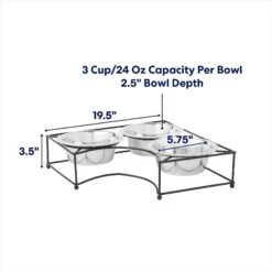 Frisco Multi Pet Feeding Corner 3-Bowls Stainless Steel Dog & Cat Bowl -Pet Dog Shop 277561 PT1. AC SS1800 V1692728246