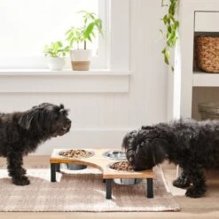 Frisco Multi Pet Feeding Corner Wood 3-Bowls Stainless Steel Dog & Cat Bowl 8 Frisco Multi Pet Feeding Corner Wood 3-Bowls Stainless Steel Dog & Cat Bowl -Pet Dog Shop 277573 PT2. AC SS1800 V1630346615