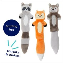 Frisco Forest Friends Stuffing-Free Skinny Plush Squeaky Dog Toy -Pet Dog Shop 286571 PT2. AC SS1800 V1695760988