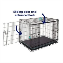 Frisco Heavy Duty Enhanced Lock Sliding Double Door Fold & Carry Wire Dog Crate & Mat Kit 10 Frisco Heavy Duty Enhanced Lock Sliding Double Door Fold & Carry Wire Dog Crate & Mat Kit -Pet Dog Shop 297461 PT3. AC SS1800 V1633114897