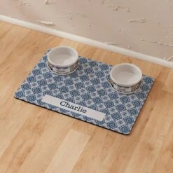 Frisco Boho Damask Personalized Dog & Cat Placemat 9 Frisco Boho Damask Personalized Dog & Cat Placemat -Pet Dog Shop 299562 PT8. AC SS1800 V1636048577
