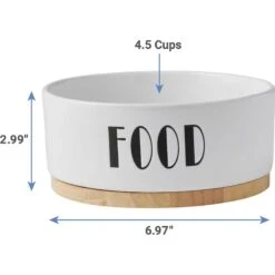 Frisco Ceramic Water Dog & Cat Bowl With Wood Base & Frisco Ceramic Food Dog & Cat Bowl With Wood Base 14 Frisco Ceramic Water Dog & Cat Bowl With Wood Base & Frisco Ceramic Food Dog & Cat Bowl With Wood Base -Pet Dog Shop 302424 PT6. AC SS1800 V1623067055
