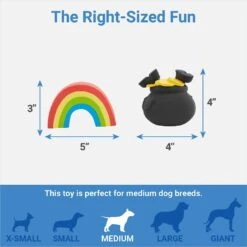 Frisco St. Patrick's Rainbow And Pot Of Gold Latex Squeaky Dog Toy 6 Frisco St. Patrick's Rainbow And Pot Of Gold Latex Squeaky Dog Toy -Pet Dog Shop 303136 PT1. AC SS1800 V1643213545