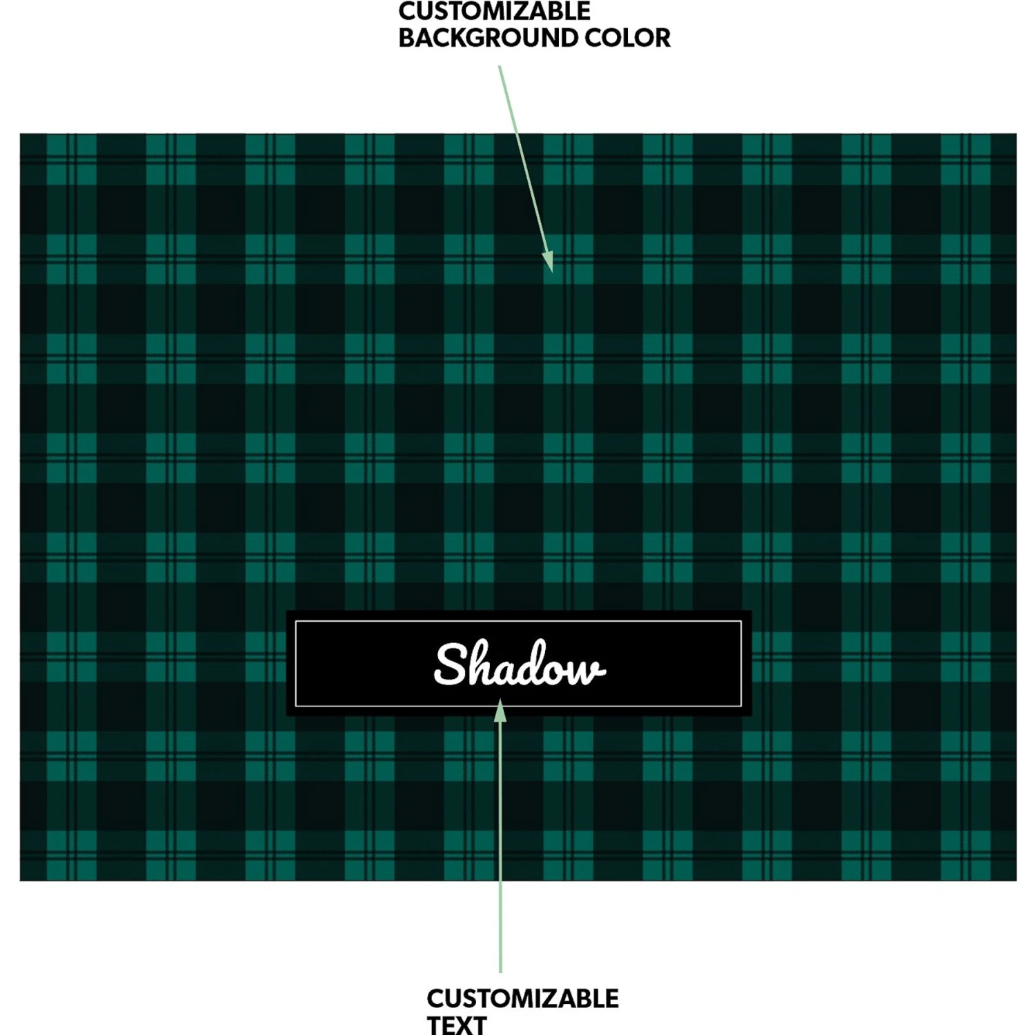 Frisco Personalized Plaid Soft Fleece Cat & Dog Blanket, 30" X 40" 4 Frisco Personalized Plaid Soft Fleece Cat & Dog Blanket, 30" X 40" - Image 4