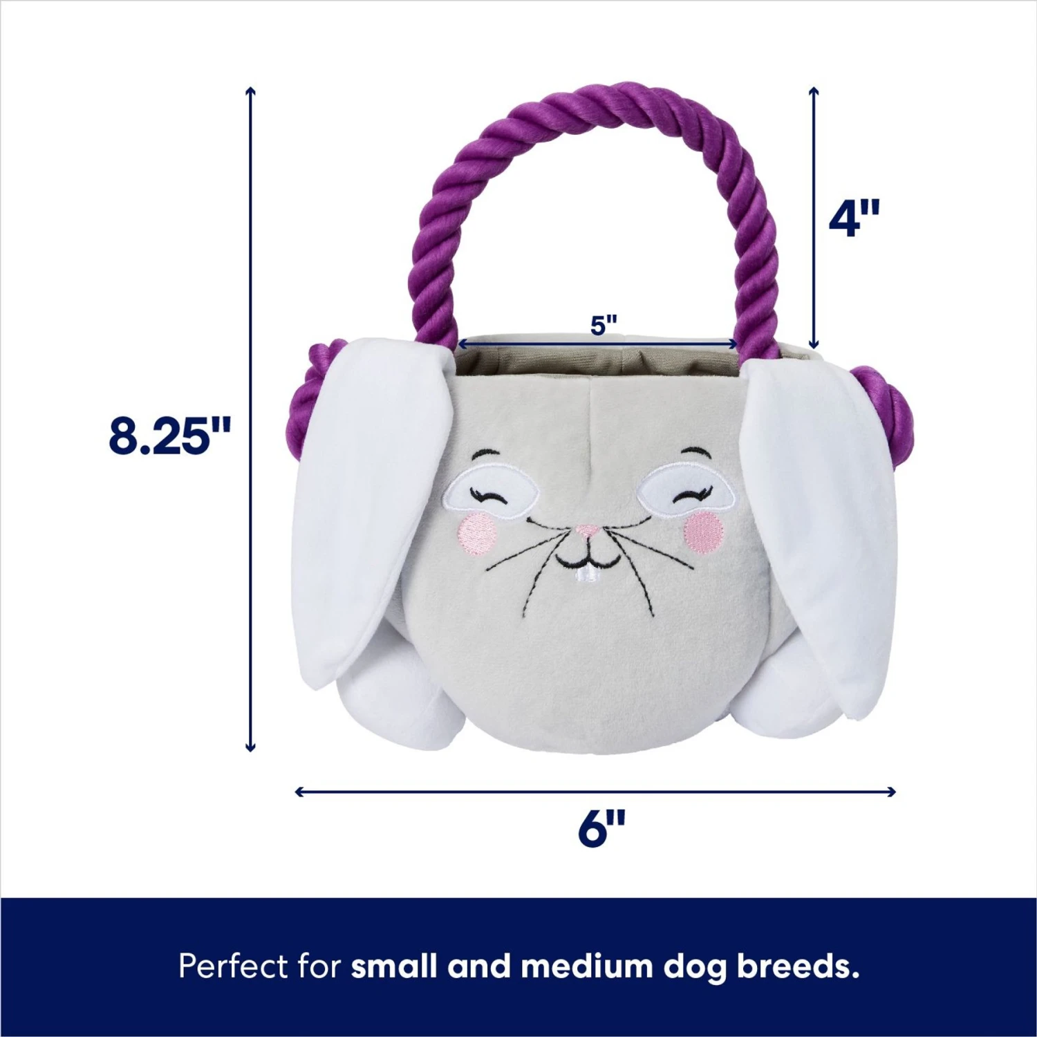 Frisco Easter Puppy Plush Dog Toy 2 Frisco Easter Puppy Plush Dog Toy - Image 2