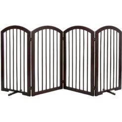Frisco Arch 4-Panel Solid Wood Dog Gate -Pet Dog Shop 305152 PT2. AC SS1800 V1639669041
