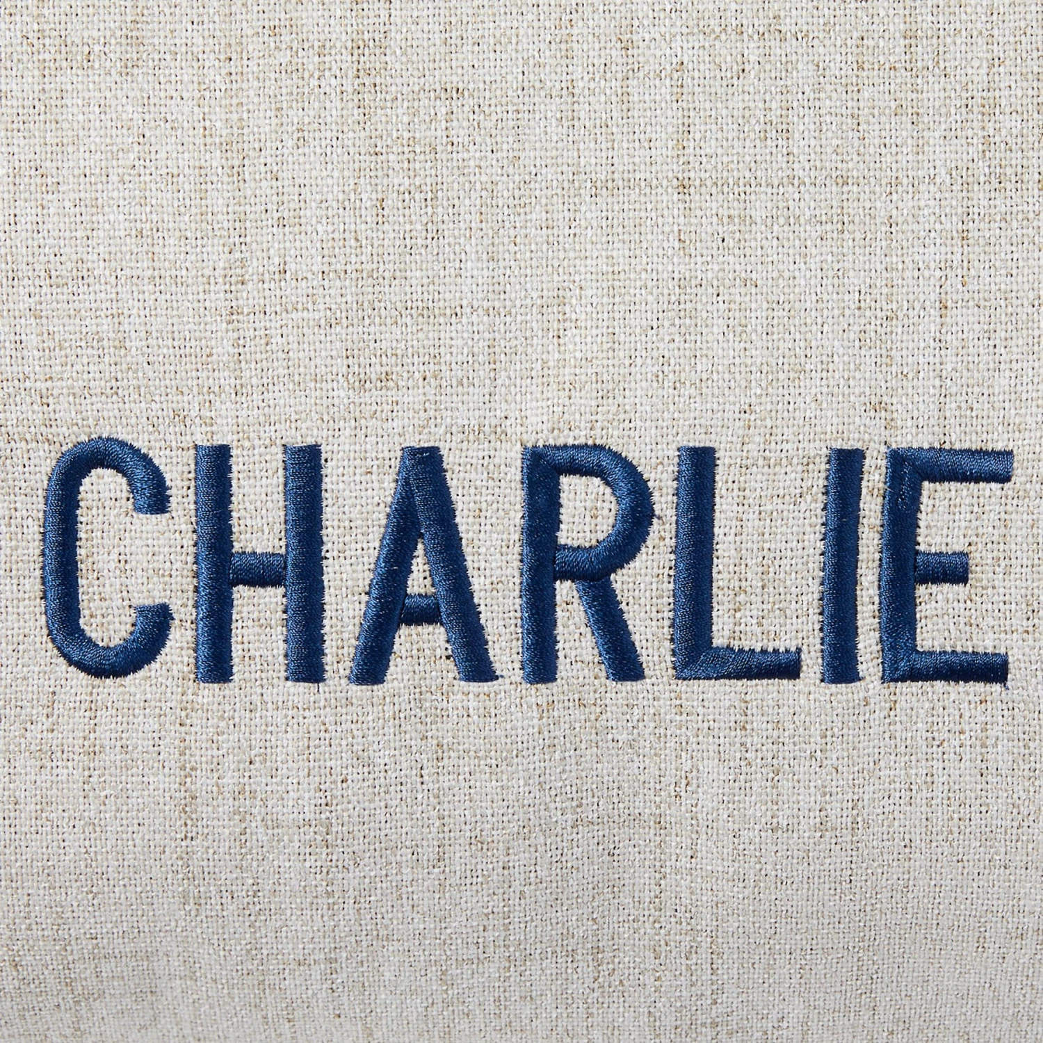 Frisco Personalized Knife Edge Bed, Beige Linen, X-Large 4 Frisco Personalized Knife Edge Bed, Beige Linen, X-Large - Image 4