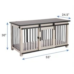 Frisco "Rockford" Dog Crate Credenza & Mat -Pet Dog Shop 315187 PT3. AC SS1800 V1634217787