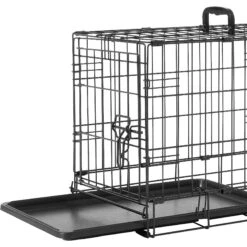 Frisco Eyelash Orthopedic Dog Crate Mat & Frisco Fold & Carry Single Door Collapsible Wire Dog Crate -Pet Dog Shop 319010 PT5. AC SS1800 V1631628388