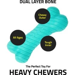 Frisco Fetch Squeaking Colorful Tennis Ball Dog Toy & Playology Scented Dual Layer Bone Dog Toy -Pet Dog Shop 319022 PT8. AC SS1800 V1630558883