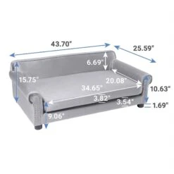 Frisco Sofa Pet Bed With Removable Cover & Frisco Eyelash Cat & Dog Blanket 11 Frisco Sofa Pet Bed With Removable Cover & Frisco Eyelash Cat & Dog Blanket -Pet Dog Shop 319504 PT2. AC SS1800 V1630626372