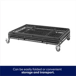 Frisco Ultimate Lightweight Heavy Duty Foldable & Stackable Steel Metal Single Door Dog Crate -Pet Dog Shop 326416 PT3. AC SS1800 V1646859919