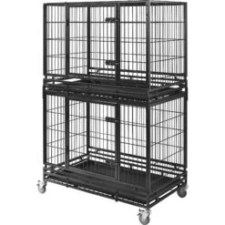 Frisco Ultimate Lightweight Heavy Duty Foldable & Stackable Steel Metal Single Door Dog Crate -Pet Dog Shop 326416 PT5. AC SS1800 V1646859692