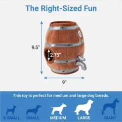 Frisco Beer & Keg Plush Squeaky Dog Toy, 4 Count 6 Frisco Beer & Keg Plush Squeaky Dog Toy, 4 Count -Pet Dog Shop 327047 PT2. AC SS1800 V1648563981