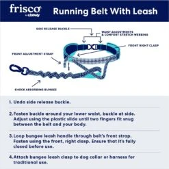 Frisco Outdoor Running Belt With Bungee Dog Leash 11 Frisco Outdoor Running Belt With Bungee Dog Leash -Pet Dog Shop 331408 PT5. AC SS1800 V1663191469