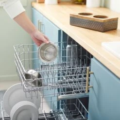 Frisco Premium Stainless Steel Double Diner Dog & Cat Bowl, Black -Pet Dog Shop 331532 PT6. AC SS1800 V1657656874