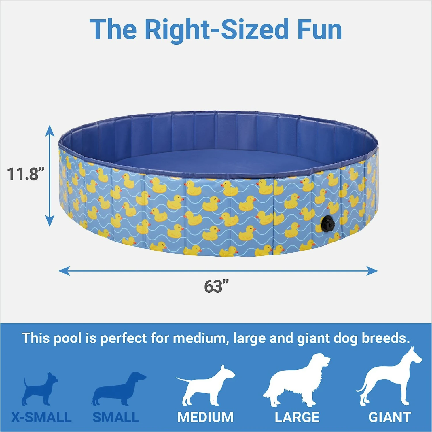 Frisco Outdoor Dog Swimming Pool, Rubber Ducky 2 Frisco Outdoor Dog Swimming Pool, Rubber Ducky - Image 2