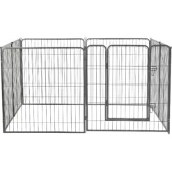 Frisco Ultimate Outdoor Lightweight Heavy Duty Steel Metal Playpen -Pet Dog Shop 333772 PT6. AC SS1800 V1657656875