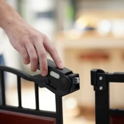 Frisco Wood Accents Extra Wide Auto-close Pet Gate, 30-in -Pet Dog Shop 352631 PT4. AC SS1800 V1657747161