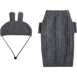 Frisco Bunny Hooded Dog & Cat Sweater -Pet Dog Shop 353571 PT4. AC SS1800 V1659727099