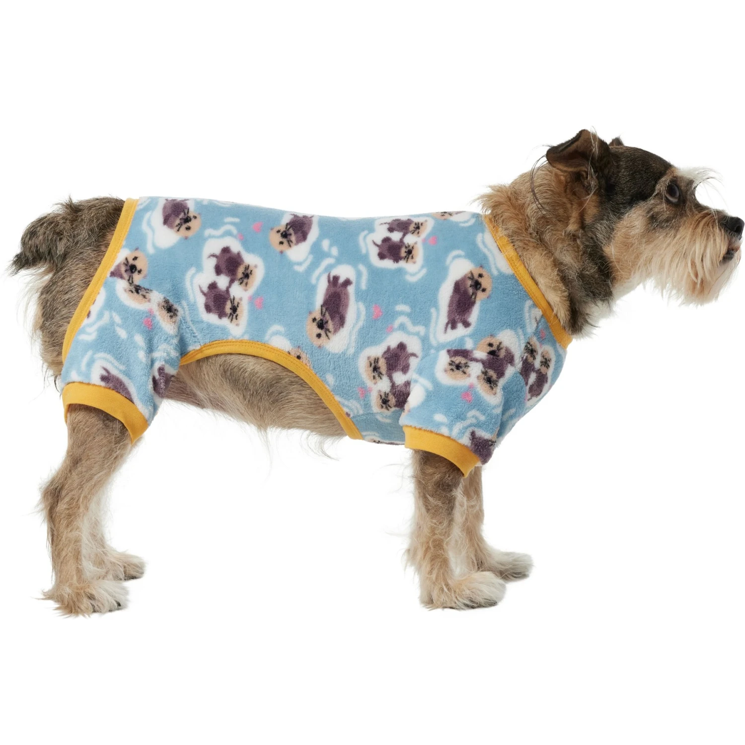 Frisco Love Otters Dog & Cat Fleece Pajamas 3 Frisco Love Otters Dog & Cat Fleece Pajamas - Image 3