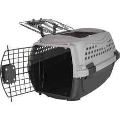 Frisco Two Door Plastic Dog & Cat Kennel -Pet Dog Shop 354392 PT4. AC SS1800 V1657657124
