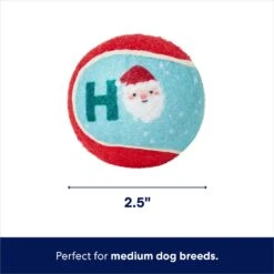 Frisco Holiday Ho Ho Ho Fetch Squeaky Tennis Ball Dog Toy 6 Frisco Holiday Ho Ho Ho Fetch Squeaky Tennis Ball Dog Toy -Pet Dog Shop 360952 PT1. AC SS1800 V1695045722