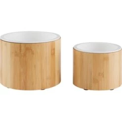 Frisco Elevated Non-Skid Bamboo Melamine Dog Bowl With Bamboo Stand 10 Frisco Elevated Non-Skid Bamboo Melamine Dog Bowl With Bamboo Stand -Pet Dog Shop 363391 PT5. AC SS1800 V1657657268