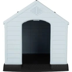 Frisco Plastic Outdoor Dog House With Elevated Platform -Pet Dog Shop 370363 PT4. AC SS1800 V1659994338