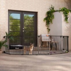 Frisco Outdoor Galvanized Steel 8-Panel Configurable Gate And Playpen With Oxford Roof 13 Frisco Outdoor Galvanized Steel 8-Panel Configurable Gate And Playpen With Oxford Roof -Pet Dog Shop 507086 PT4. AC SS1800 V1668631346