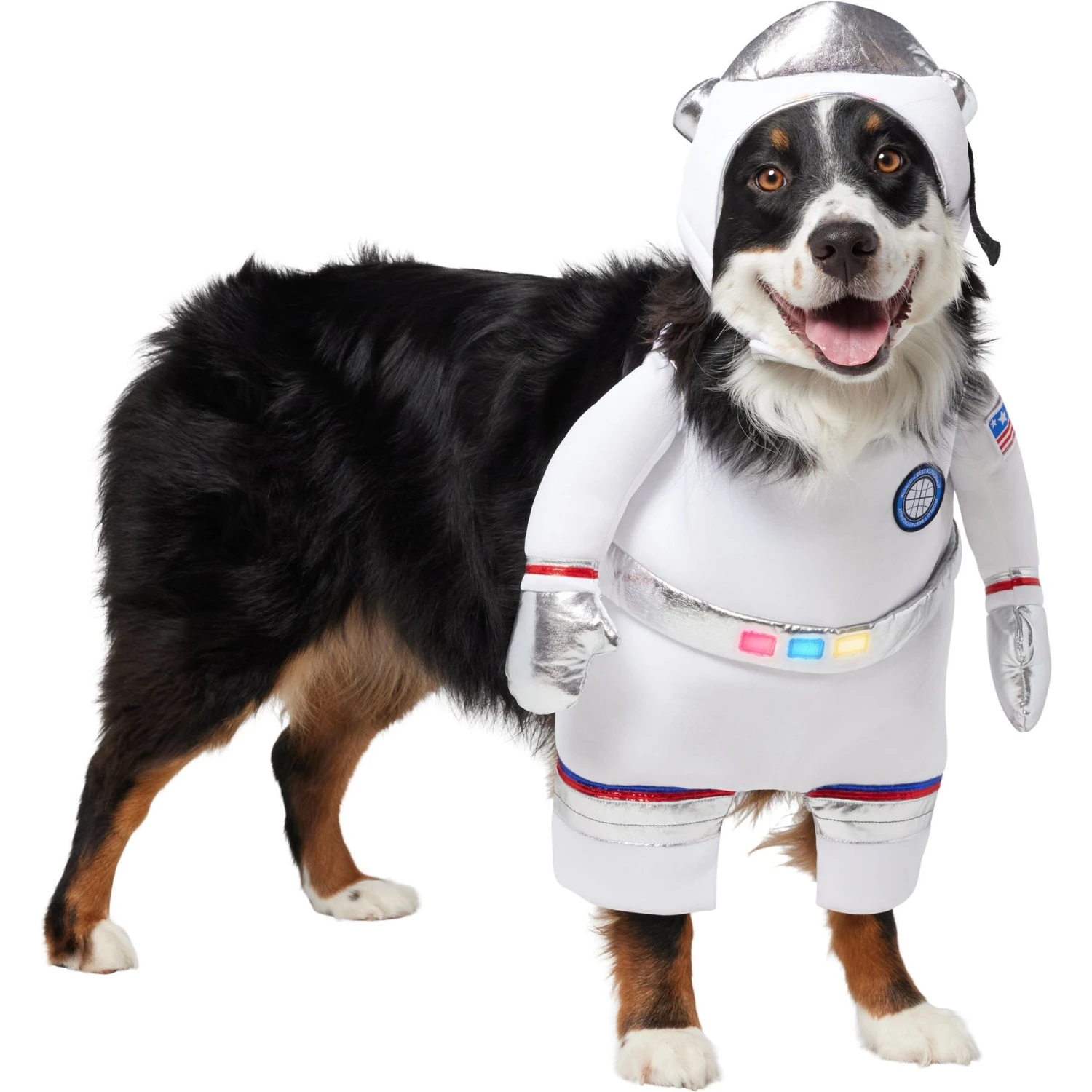 Frisco Front Walking LED Astronaut Dog & Cat Costume 3 Frisco Front Walking LED Astronaut Dog & Cat Costume - Image 3