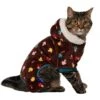 Frisco Cozy Plush Fleece Dog & Cat PJs, Mushrooms