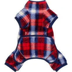 Frisco Cozy Plush Fleece Dog & Cat PJs, Plaid -Pet Dog Shop 719102 PT5. AC SS1800 V1692378398
