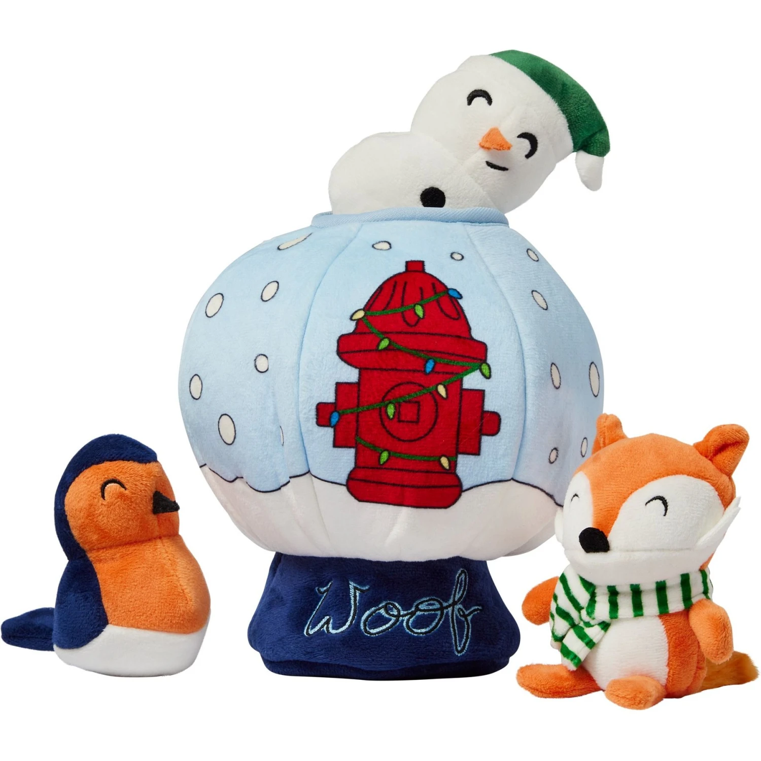 Frisco Holiday Melting Snow Globe Hide & Seek Puzzle Plush Squeaky Dog Toy 1 Frisco Holiday Melting Snow Globe Hide & Seek Puzzle Plush Squeaky Dog Toy