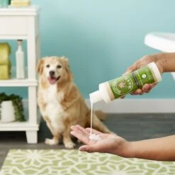 Buddy Wash Relaxing Green Tea & Bergamot Dog Shampoo & Conditioner & Frisco Rubber Duckie Dog & Cat Curry Brush -Pet Dog Shop 826422 PT4. AC SS1800 V1682018059