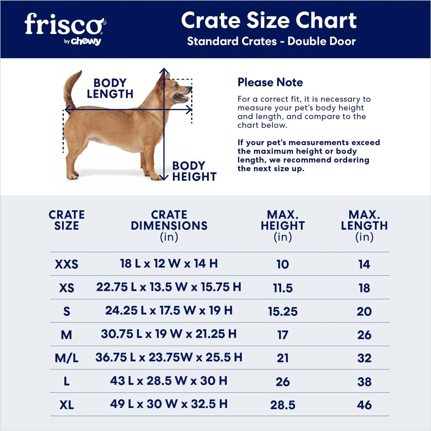Frisco Fold & Carry Double Door Collapsible Wire Dog Crate 3 Frisco Fold & Carry Double Door Collapsible Wire Dog Crate - Image 3