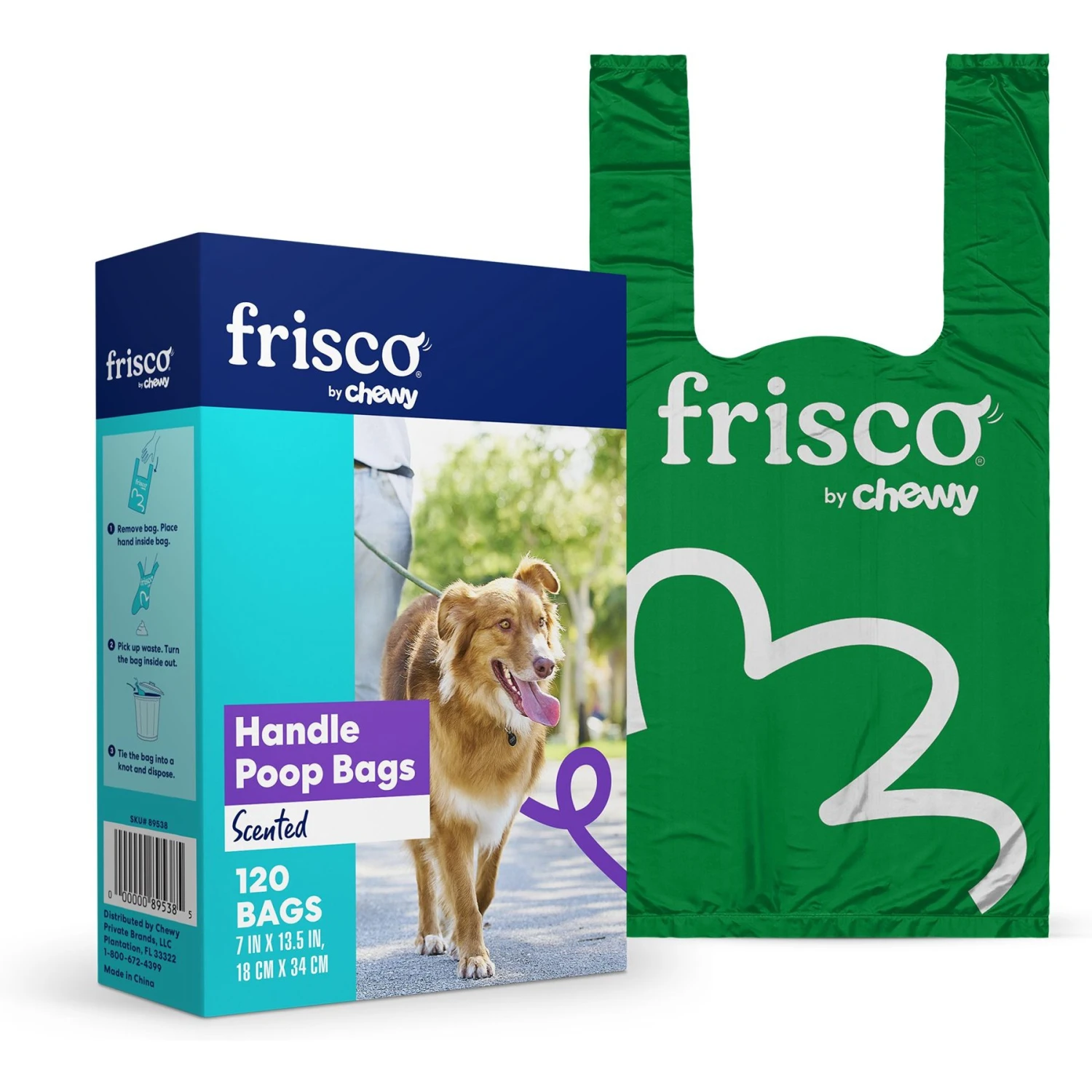 Frisco Handle Dog Poop Bags 1 Frisco Handle Dog Poop Bags