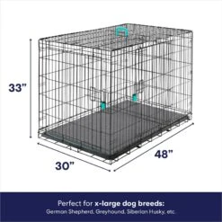 Frisco Heavy Duty Enhanced Lock Double Door Fold & Carry Wire Dog Crate & Mat Kit & MidWest Quiet Time Fleece Dog Crate Mat 11 Frisco Heavy Duty Enhanced Lock Double Door Fold & Carry Wire Dog Crate & Mat Kit & MidWest Quiet Time Fleece Dog Crate Mat -Pet Dog Shop 947398 PT2. AC SS1800 V1693602742