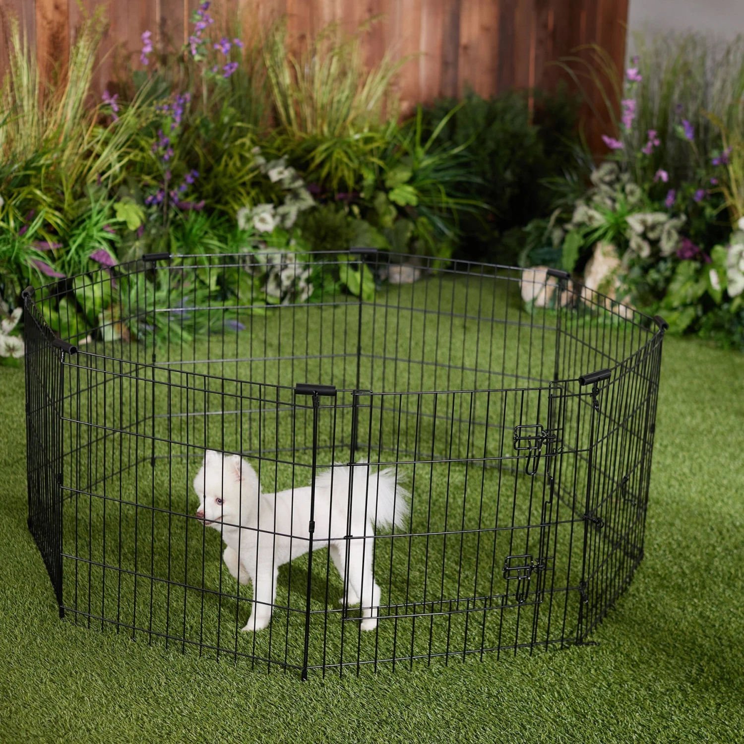 Frisco Wire Dog & Small Pet Exercise Pen With Step-Through Door 1 Frisco Wire Dog & Small Pet Exercise Pen With Step-Through Door